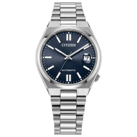 Montre CITIZEN Tsuyosa Authentic x Fun – Réf. NJ0200-50M – Automatique 37 mm – Cadran Bleu – Verre Saphir – 5 ATM – 299 €