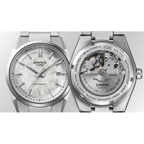 Casio Edifice EFK-110D-7A – Montre Automatique 38 mm Cadran Blanc