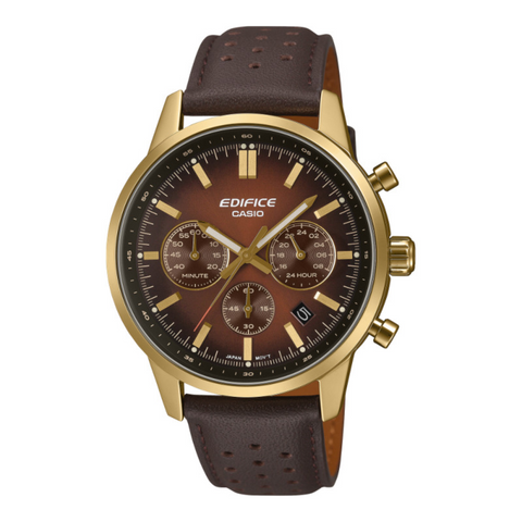 CASIO EDIFICE EFR-575CL-5AEF – Chronographe Doré Cadran Marron