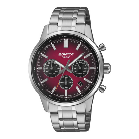 Casio Edifice EFR-575D-4AEF – Chronographe Cadran Rouge