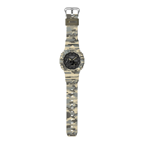 G-SHOCK GA-2100CM-5AER Camouflage – Montre Sport Résistante 200 m