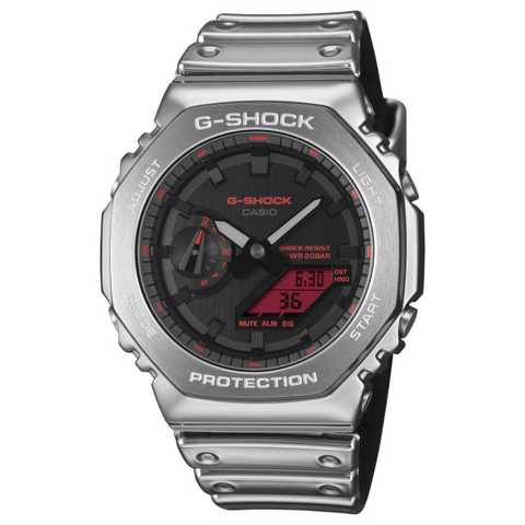 G-SHOCK GM-2100YRA-8A Fine Metallic – Lunette Métal Argent