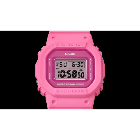 Montre G-SHOCK GMD-S5610PP-4ER Power Pink – Résine Biosourcée – 20 ATM – Capsule Power Pink – Femme