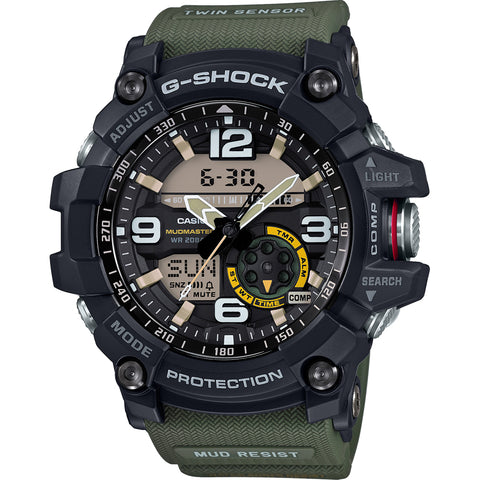 Casio G-SHOCK Mudmaster GG-1000-1A3ER | Twin Sensor Kaki