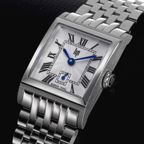 LIP Churchill C18 671958 | Montre Carrée Acier Argenté