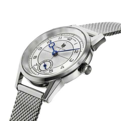Montre LIP Himalaya Classique 29 mm Cadran Blanc Bracelet Milanais Acier – Réf. 671730