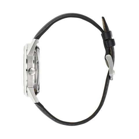 Montre LIP Annapurna Automatique 39 mm – Réf. 676010 – Mouvement Manufacture R26, Cadran Noir, Bracelet Cuir Noir, Étanche 50 m