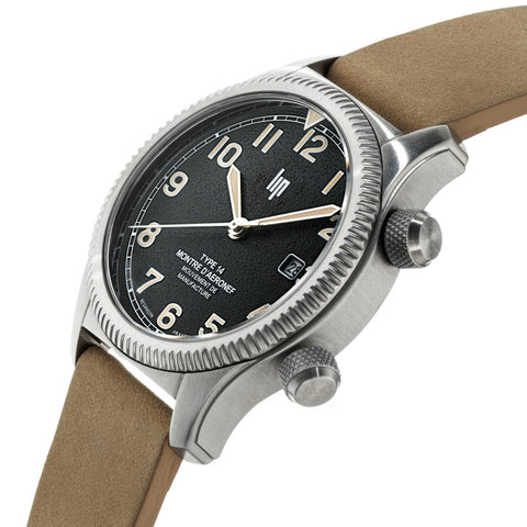 Montre LIP Type 14 Automatique 41 mm – Réf. 676030 – Manufacture Française, Calibre R26, Verre Saphir, Étanche 100 m