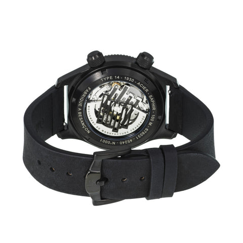 Montre LIP Type 14 Automatique 41 mm PVD Noir – Réf. 676031 – Calibre Manufacture R26, Verre Saphir, Étanche 100 m