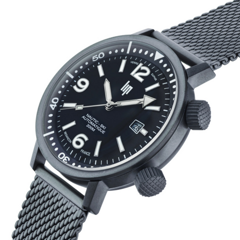 Montre Homme LIP Nautic-Ski Automatique – 41 mm Réf. 671859 – Fabriquée en France