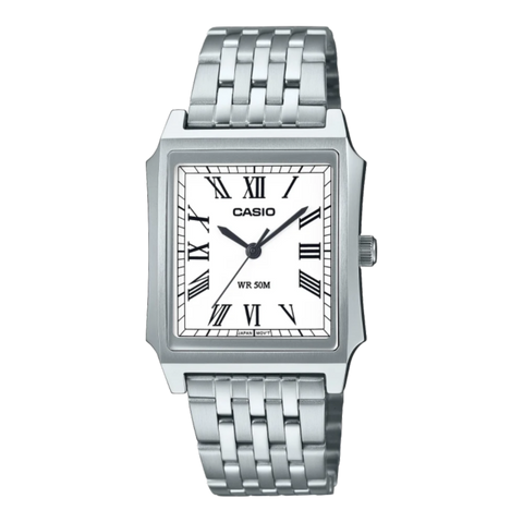 CASIO MTP-B190D-7BVEF | Montre Rectangulaire Acier Homme