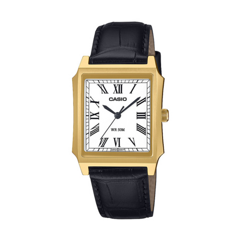 CASIO MTP-B190GL-7BVEF | Montre Rectangulaire Dorée