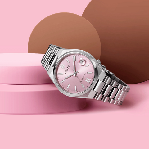 Montre Citizen Tsuyosa Automatique Pastel Pink – 37 mm | Réf. NJ0200-50Z