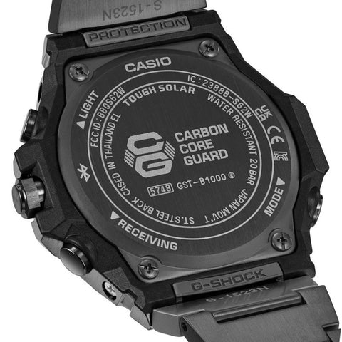 Montre G-SHOCK G-STEEL | GST-B1000BD-1AER | Édition "Full Black" | Bluetooth & Solaire