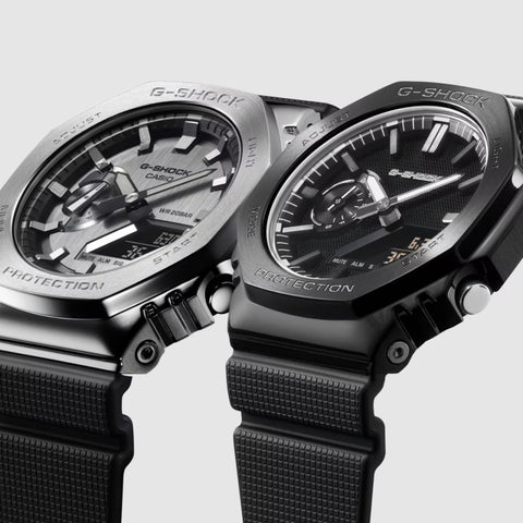 G-SHOCK GM-2100LXB-1AER Luxe Black | Metal CasiOak Noir