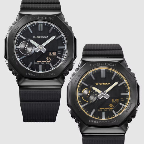 G-SHOCK GM-2100LXB-1AER Luxe Black | Metal CasiOak Noir