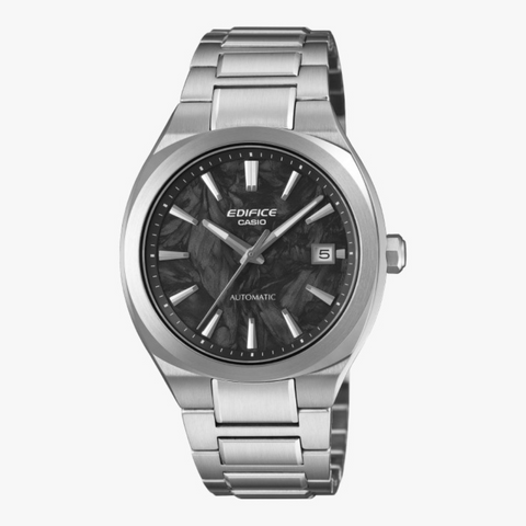 Montre Homme Casio Edifice EFK-200CD-1AER Automatique | Boîtier Acier Inoxydable & Cadran Carbone Forgé Noir