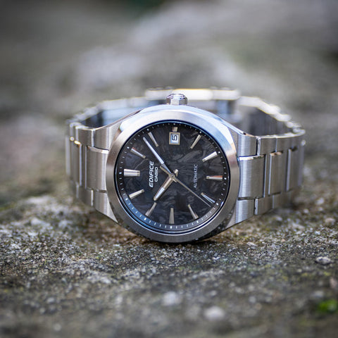 Montre Homme Casio Edifice EFK-200CD-1AER Automatique | Boîtier Acier Inoxydable & Cadran Carbone Forgé Noir