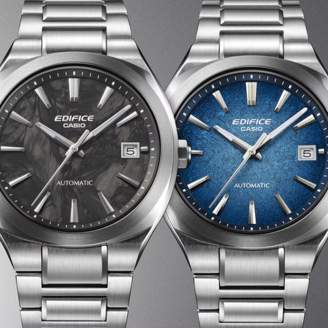 Montre Homme Casio Edifice EFK-200D-2AER Automatique | Boîtier Acier Inoxydable & Cadran Bleu Électroformé