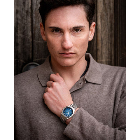 Montre Homme Casio Edifice EFK-200D-2AER Automatique | Boîtier Acier Inoxydable & Cadran Bleu Électroformé