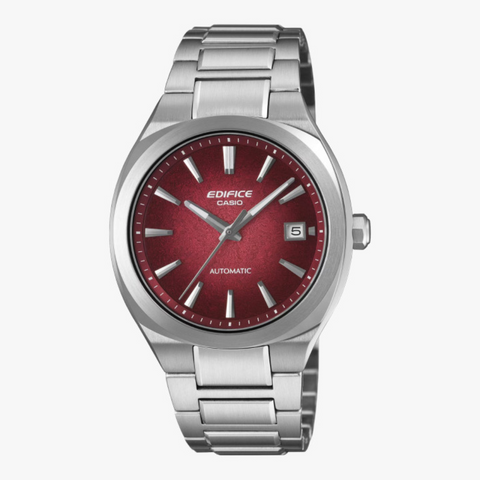 Montre Homme Casio Edifice EFK-200D-4AER Automatique | Boîtier Acier Inoxydable & Cadran Rouge Électroformé