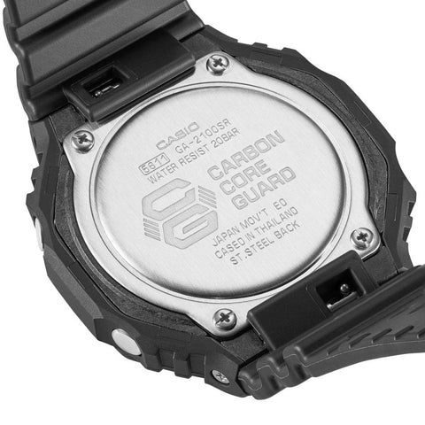 Montre Casio G-SHOCK GA-2100SR-1AER – CasiOak Noir Iridescent | Homme, Ultra-Résistante & Design Octogonal Futuriste