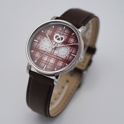 Montre Pierre Lannier Kelsch Blanc Rouge – Édition Spéciale Alsace – Acier 40,5 mm – Bracelet Cuir Ébène – Bretzel Airlines