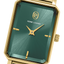 Montre Femme ARIANE Doré Cadran Vert Bracelet Acier milanais Doré 12 MM Réf 006L572