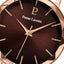 Montre Femme MULTIPLES Doré-rose Cadran Chocolat Bracelet Acier Doré-rose