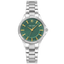 Montre Femme METROPOLITAIN Argenté Cadran Vert Bracelet Acier Argenté 16 MM Réf 017G671
