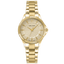 Montre Femme METROPOLITAIN Doré Cadran Argenté Bracelet Acier Doré 16 MM Réf 018Q542