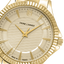 Montre Femme METROPOLITAIN Doré Cadran Argenté Bracelet Acier Doré 16 MM Réf 018Q542
