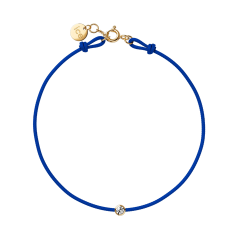 Bracelet ICE Jewellery Diamond Cord Lazuli Blue 021094 – Cordon Bleu Lapis & Véritable Diamant