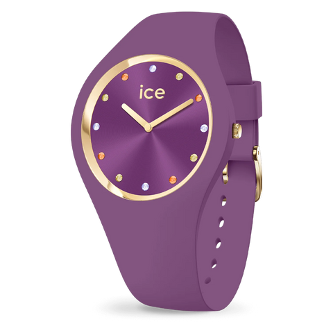Montre ICE Cosmos Small Purple Magic 022286 – Paillettes Violet & Doré 34mm