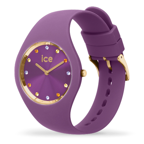 Montre ICE Cosmos Small Purple Magic 022286 – Paillettes Violet & Doré 34mm