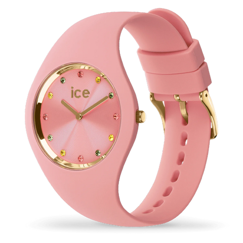 Montre ICE Cosmos Quartz Pink Small 022359 – Rose Pailleté & Doré 34mm