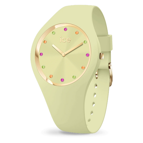 Montre ICE Cosmos Matcha 022361 – Vert Pailleté & Doré 37mm