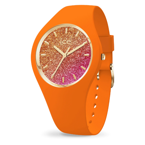 Montre ICE Glitter Orange Summer S37 022574 – Pailletée Orange Été 37mm
