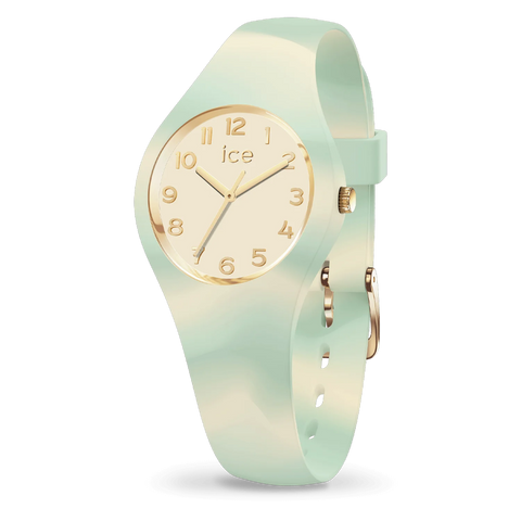Montre ICE Tie and Dye Forest Hue XS28 022595 – Vert Dégradé Nature & Silicone 28mm