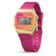 Montre ICE Digit Retro Fuchsia Sunkissed Small 022719 – Digital Rose Fluo & Doré 32mm
