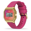 Montre ICE Digit Retro Fuchsia Sunkissed Small 022719 – Digital Rose Fluo & Doré 32mm