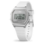 Montre ICE Digit Retro Metal Silver Mirror White Small 022734 – Digital Blanc & Argent Miroir 32mm