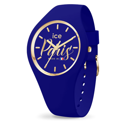 Montre ICE Cocorico Paris Midnight Blue S34 023249 – Bleu Nuit & Made in France 34mm