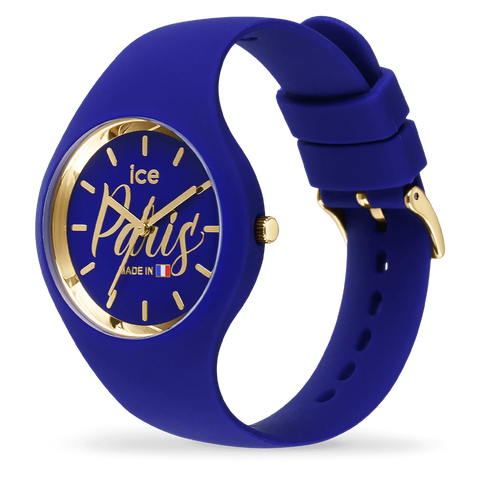 Montre ICE Cocorico Paris Midnight Blue S34 023249 – Bleu Nuit & Made in France 34mm