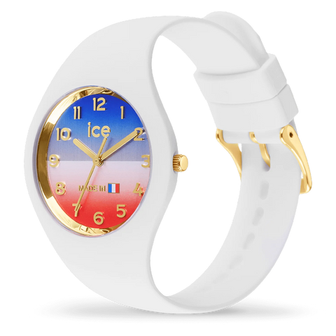 Montre ICE Cocorico Horizon Sunset S37 023251 – Dégradé Orange Rouge & Made in France 37mm