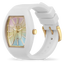 Montre ICE Watch Dome 024035 – White Sunset Rainbow – Femme – Cadran Dégradé Arc-en-Ciel – Bracelet Silicone Blanc – Étanche 5 ATM