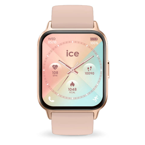 Montre connectée ICE fit 1.78 Rose-Gold Nude – GPS, Appels Bluetooth, Écran AMOLED – Modèle 024305