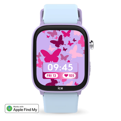 ICE smart junior 3.0 - Find My - Purple - Soft blue - 1.75 Ref 024550
