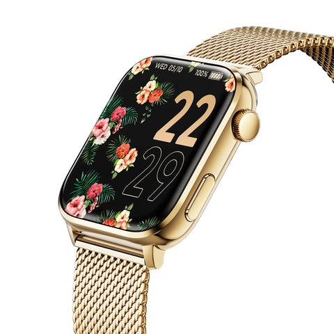 ICE smart 2.0 rectangulaire 1.96  Gold Milanese 024654