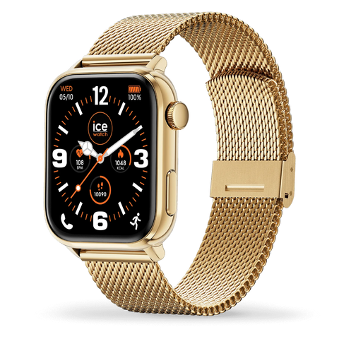 ICE smart 3.0 rectangulaire 1.78  Gold Milanese 024656